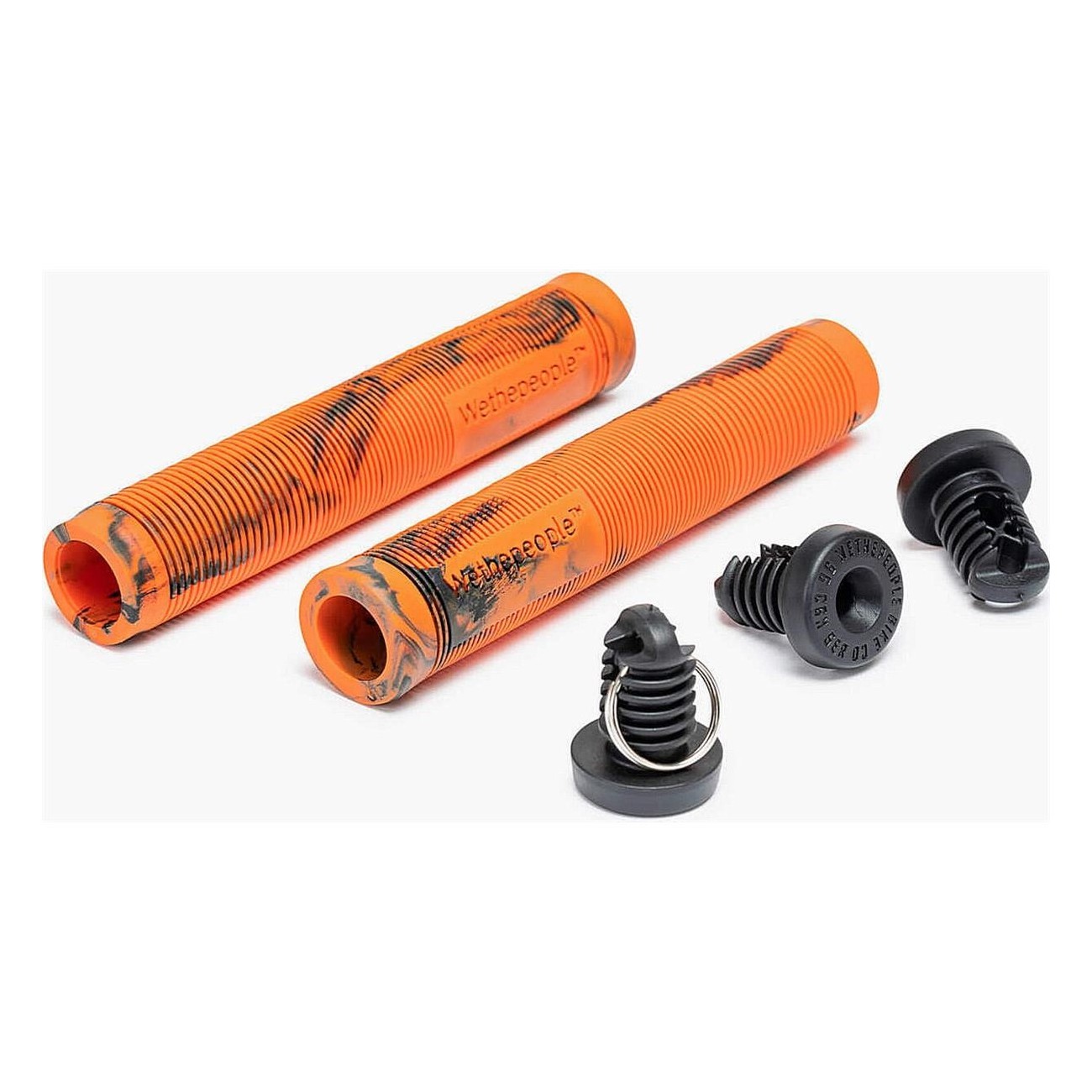 Orange/Black Grip Curl, No Flange, 165mm x 29.5mm, Extra Wedge End for Key - 1