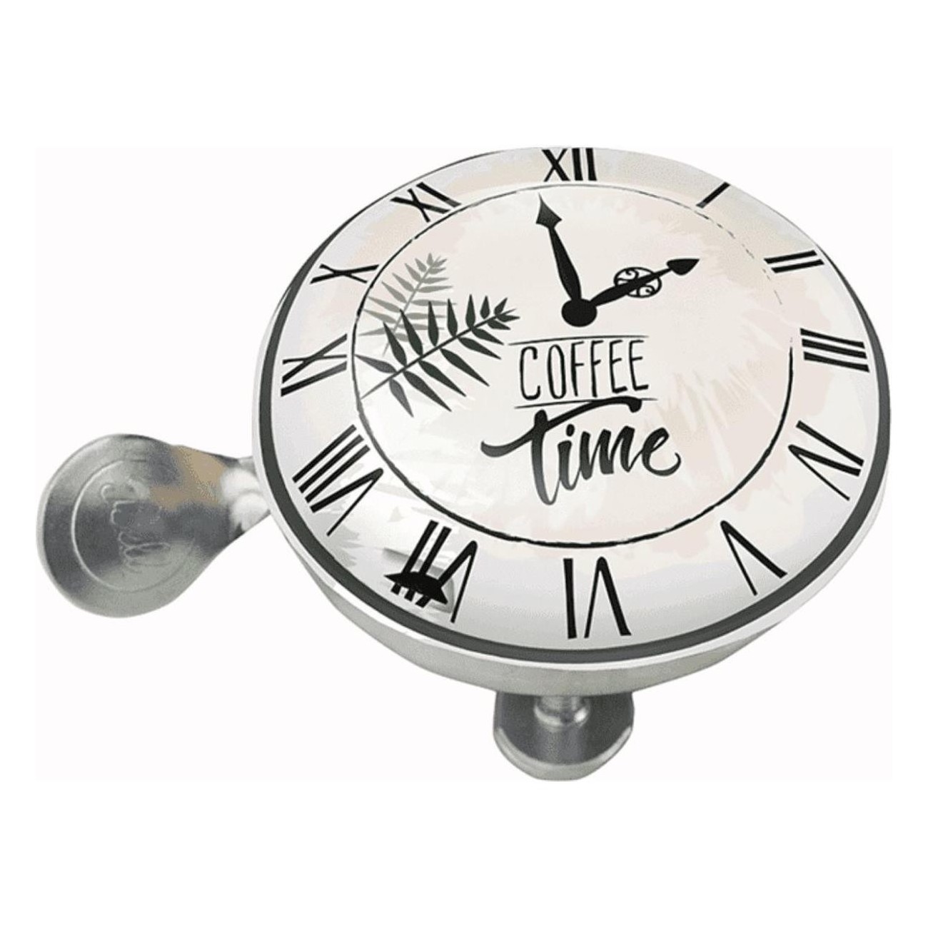 B-Urban B-Bell Coffee Time Bicycle Bell in Steel Ø 60mm, Original Design - 1