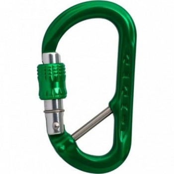 Moschettone XSRE Lock Verde con Blocco a Vite e Barra di Sicurezza Rimovibile - Treemagineers - 1 - Moschettoni - 5031290226899