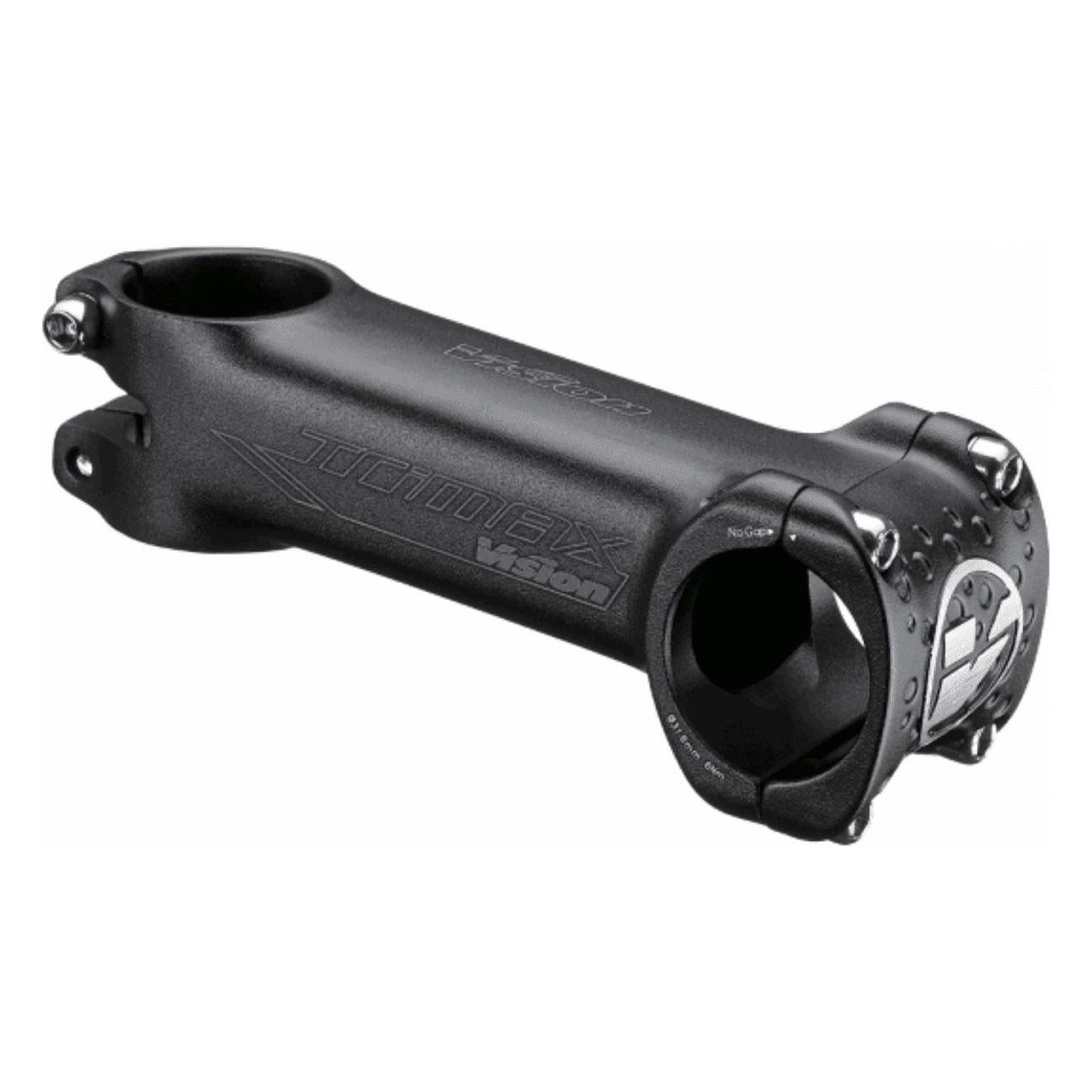 Trimax B1 Handlebar Stem 80mm Ø31.8mm Black Aluminum for Road Bike - 1