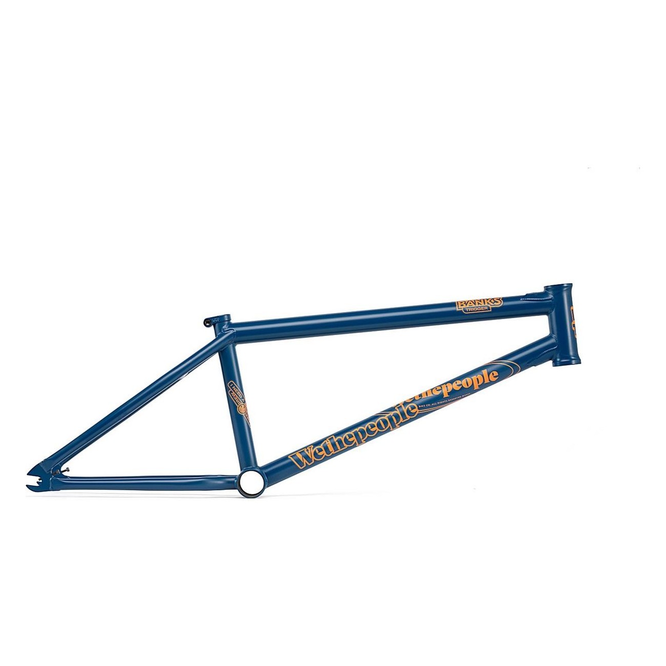 Trigger 21' TT Rahmen Blau Navy Matt - Exklusives Design von Dan Banks in CRMO 4130 - 1