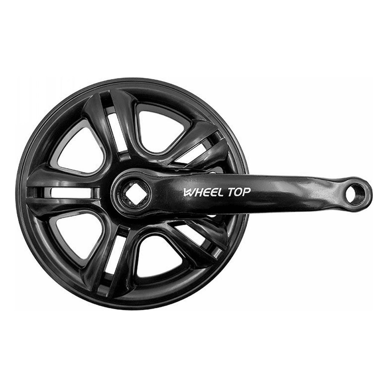 Junior 16' Crankset 1V 40T 152mm Black with Double Chain Guard MVTEK - 1