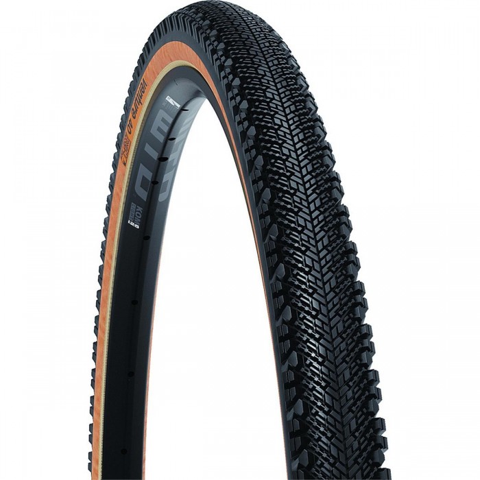 Venture 700 x 40c TCS Road Tire with Light Brown Sidewall - Ideal for Adventure Road, Gravel, and Bikepacking - 1