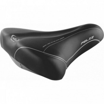 Sella Citybike Feliz Nera 260x210 mm - Comfort e Stile per Bicicletta Urbana, 380g - 1 - Selle - 8051772124687