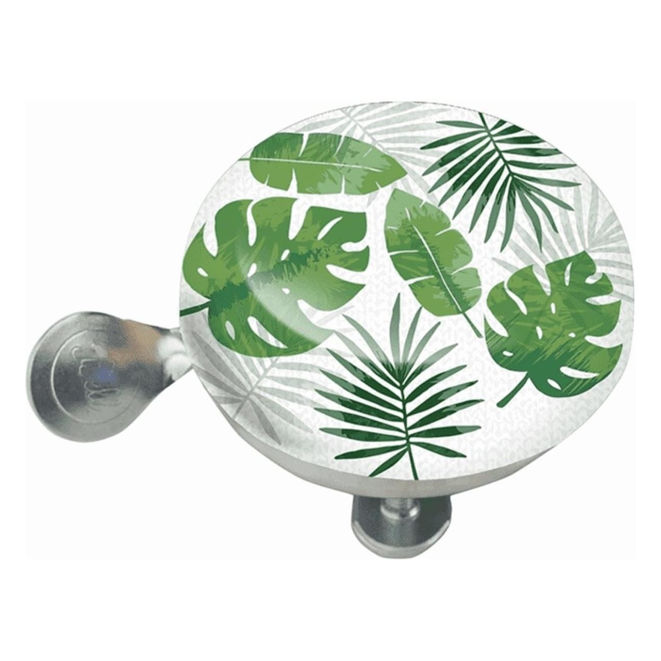 Campanello B-Urban in Acciaio ø 60mm con Design Tropical Leaves - 1 - Campanelli - 8053329963404