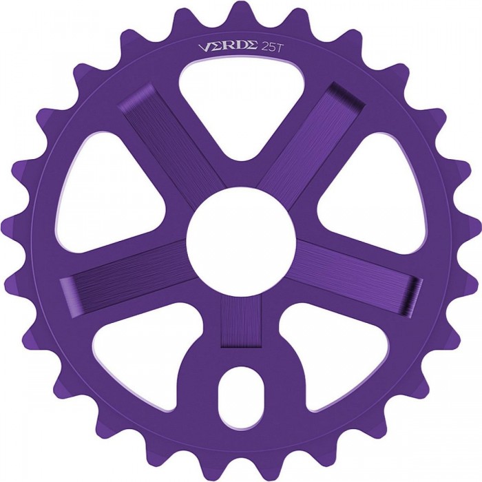 Pignone Regent 25T in Alluminio Verde e Viola per Bicicletta - Leggero e Resistente - 1 - Corone e pignoni - 0876427600136