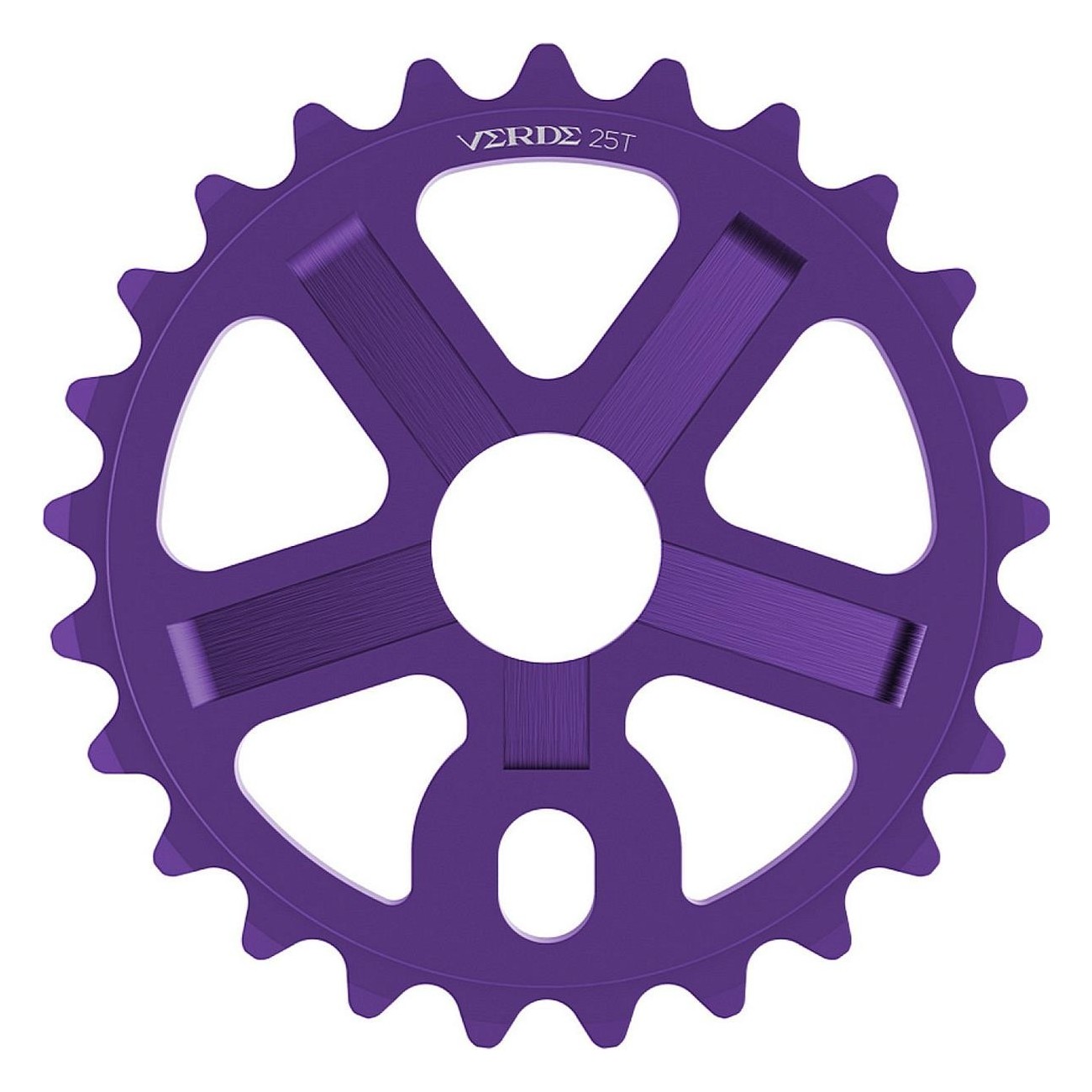 Regent 25T Green and Purple Aluminum Sprocket for Bicycle - Lightweight and Durable - 1