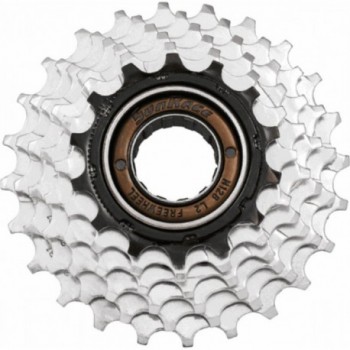 Ruota Libera 6V 14-24 Denti per Bici da Corsa - Argento/Nero, Progressione Ottimale e Design Elegante - 1 - Cassette - 471094424