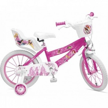 Vélo 14 Pouces Princess pour Filles - Design Attrayant et Sûr - 1