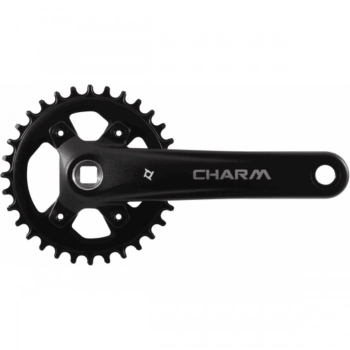 MTB Crankset 32T 170mm 10v in Aluminum and Steel, Black Color - 1