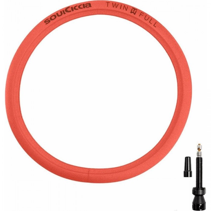 Soulciccia 27.5x45mm Twin Full with Tubeless Valve - 1 Piece for High Performance - 1