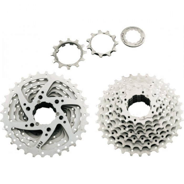 Cassette VTT 9 Vitesses 11-32 HG Shimano/Sram Argent - Compatible Hyperglide - 1