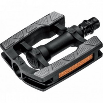 Trek VPE-857 Black Anti-Slip Flat Pedals 104x82mm for Urban Use - 1