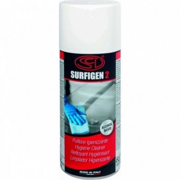 Surfigen 2 Spray Igienizzante 400ml con Alcool 70% - Pulizia Rapida e Versatile per Superfici - 1 - Pulizia bici - 8027354135143