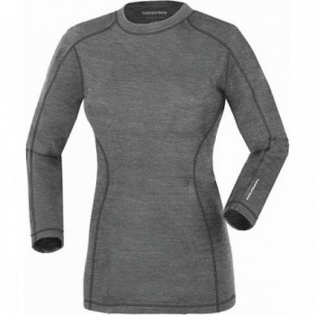 Camiseta Térmica de Lana Merino Gris Melange Talla M - Comodidad y Calor - 1