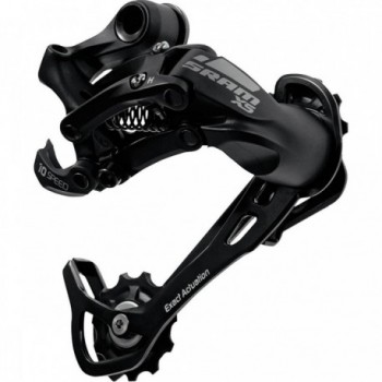 SRAM X-5 Rear Derailleur 9/10 Speed, Long Cage Silver, Exact Actuation Technology - 1