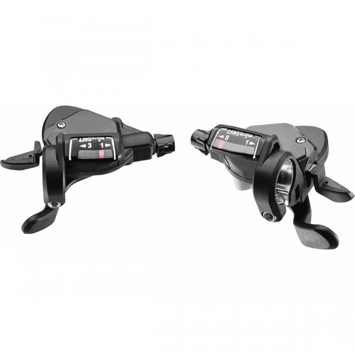 Microshift TS39 8x3v Schaltgriff für MTB/CTB Shimano kompatibel mit Ganganzeige - 1