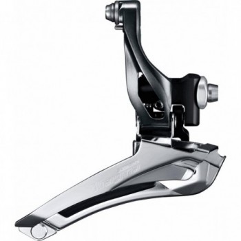 Dérailleur Shimano Tiagra 4700 2x10V - Montage à Souder, Système Downpull, Noir/Argent - 1