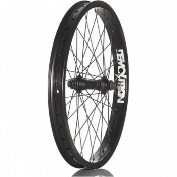 Ruota Anteriore da Demolizione Pro Plus Nera con Cerchio Zero Plus 20' e Mozzo Whistler Pro - 1 - Ruote complete - 0810006443851