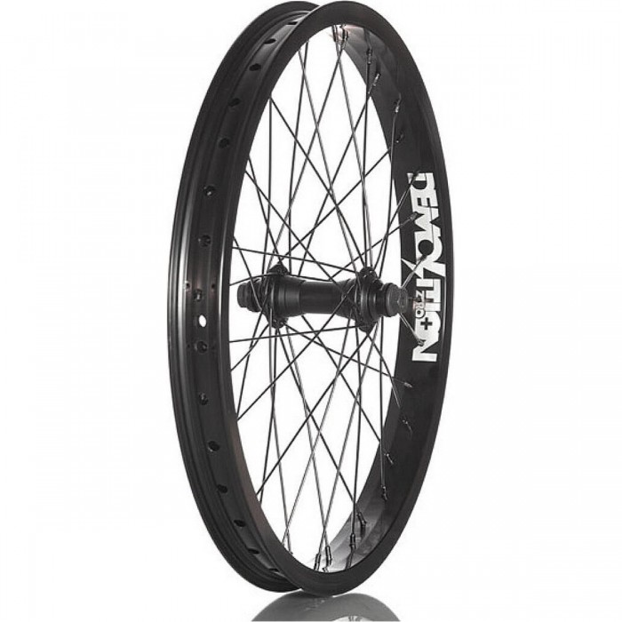 Pro Plus Black Demolition Front Wheel with Zero Plus 20' Rim and Whistler Hub - 1