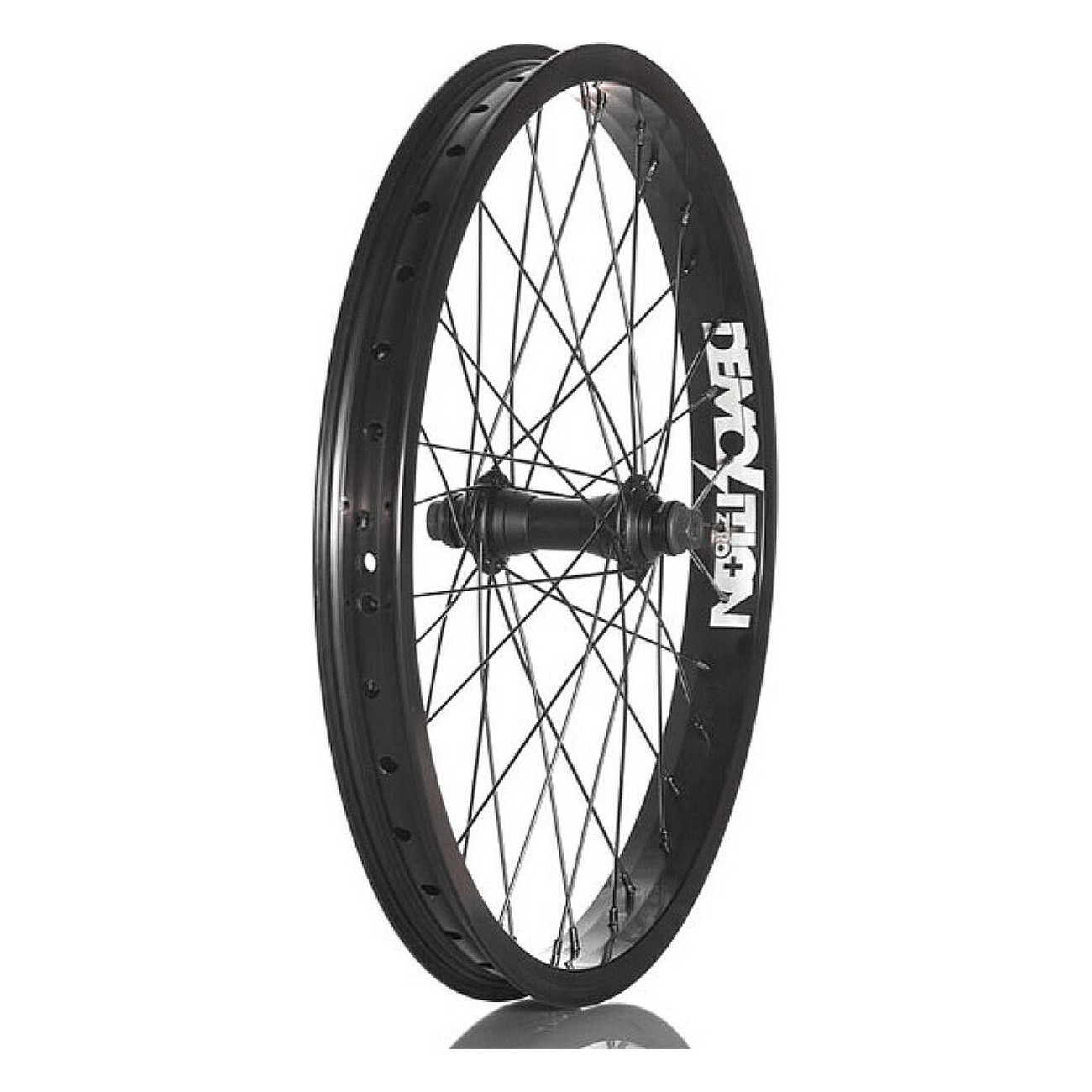 Pro Plus Black Demolition Front Wheel with Zero Plus 20' Rim and Whistler Hub - 1