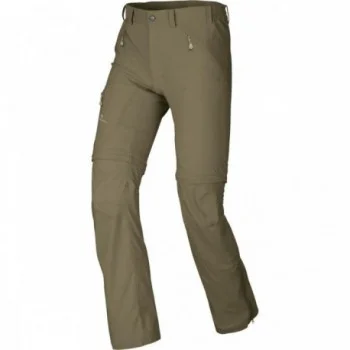 Pantalones de Trekking Hombre Verde Oscuro Talla 50 Convertibles en Cortos - 1