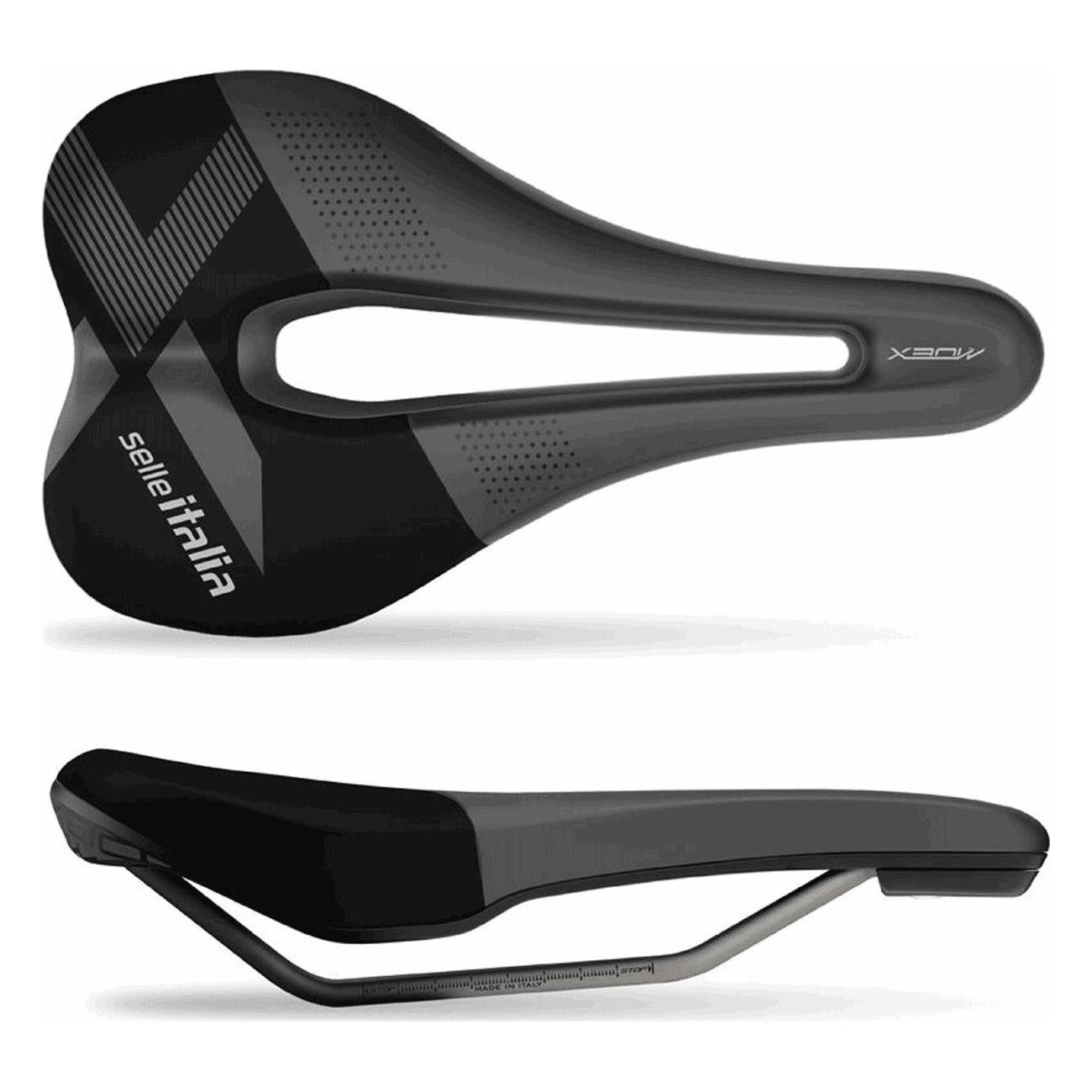 X-Bow Superflow Saddle Black 155x255mm L3 - Lightweight Performance 260g - 1