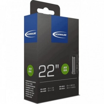 Schwalbe 22x1.00 Inner Tube with 40mm Schrader Valve, Standard and Reliable - 1