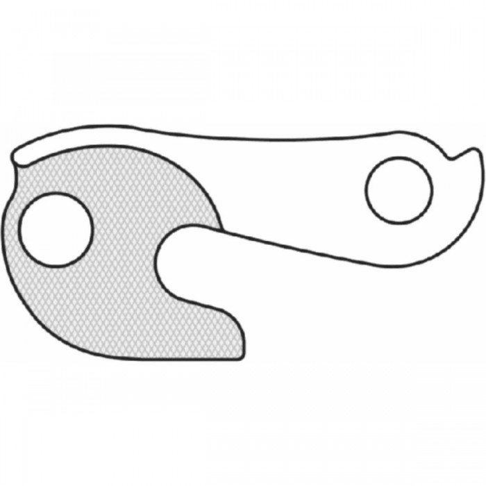 GH-132 Aluminum Derailleur Hanger - Durable and Lightweight for Bicycles - 1