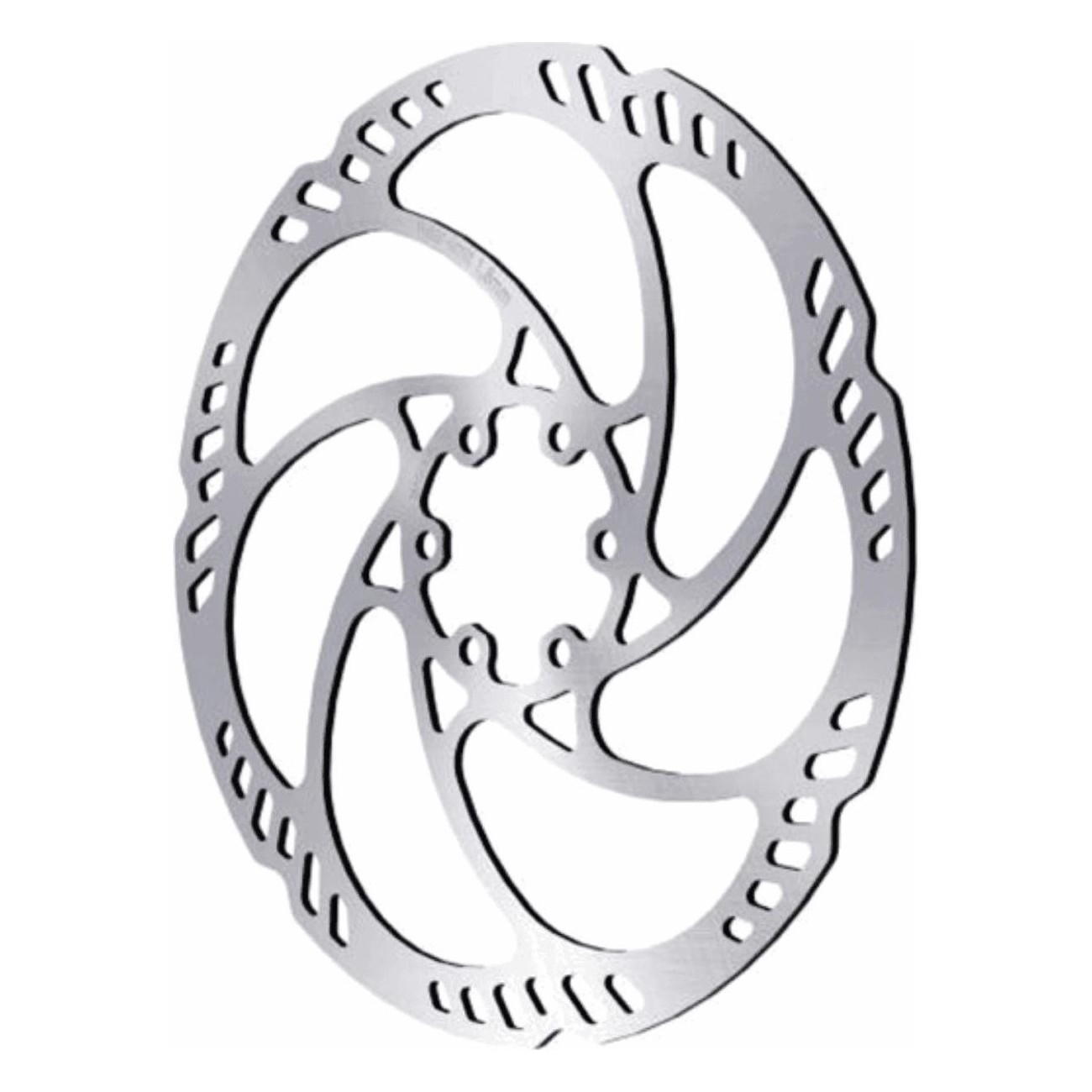 Disque de Frein Storm HC 180mm Argent, 6 Trous pour Enduro, Freeride et DH - 1