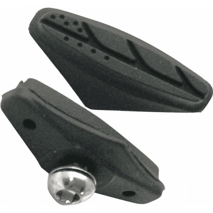 Pattini Freno 50mm Argento per Bici da Corsa con Dado Fisso AS HIMA - 1 - Pattini - 4712831650168