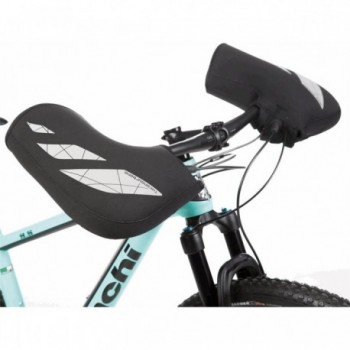 Puños de MTB de Neopreno Negro - Comodidad y Protección para Manubrios - 1