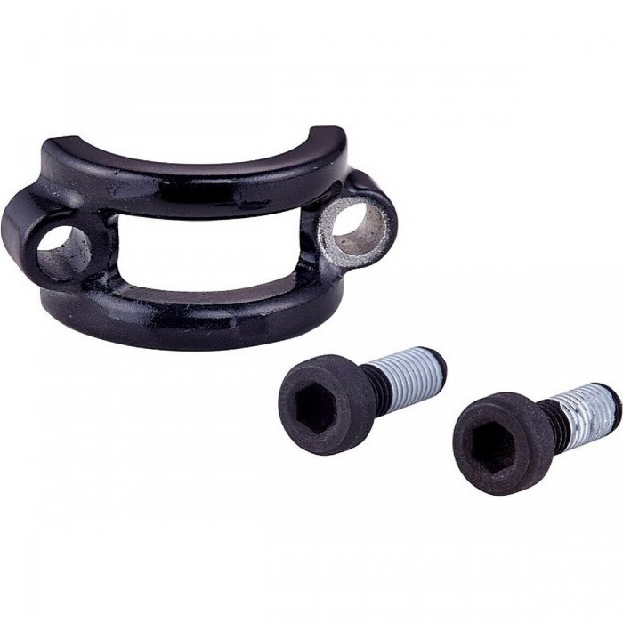 Black Disc Brake Lever Clamp with T25 Stainless Steel Bolt - Compatible with Ult/R Guides - 1