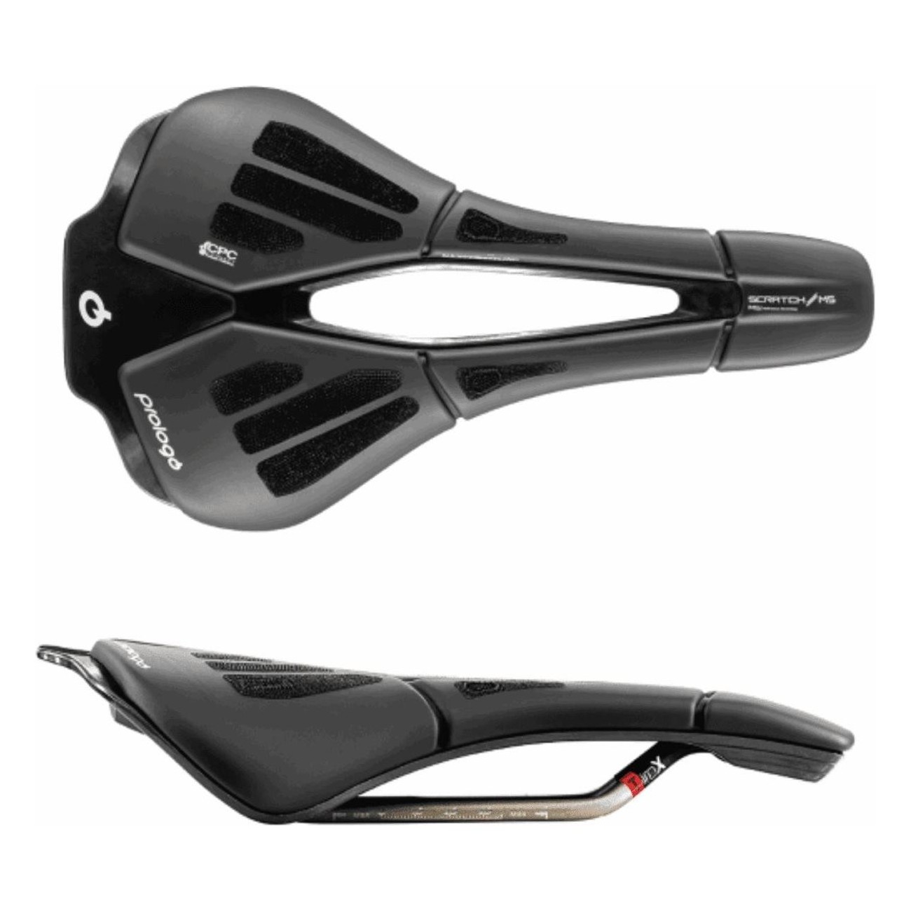 Scratch M5 CPC PAS 140 Tirox Unisex Saddle - CPC Technology for Comfort & Performance - 1