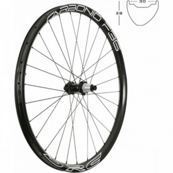 29' Rear MTB Wheel in Tubeless Carbon Shimano 11v with Disc - 1