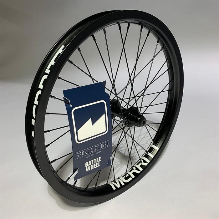 Merritt Non-Stop Black Front Wheel - Durable and High-Performance - 1