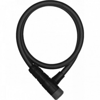 Steel Cable Lock 12mm x 850mm Black for Bicycle - High Security and Protection - 1