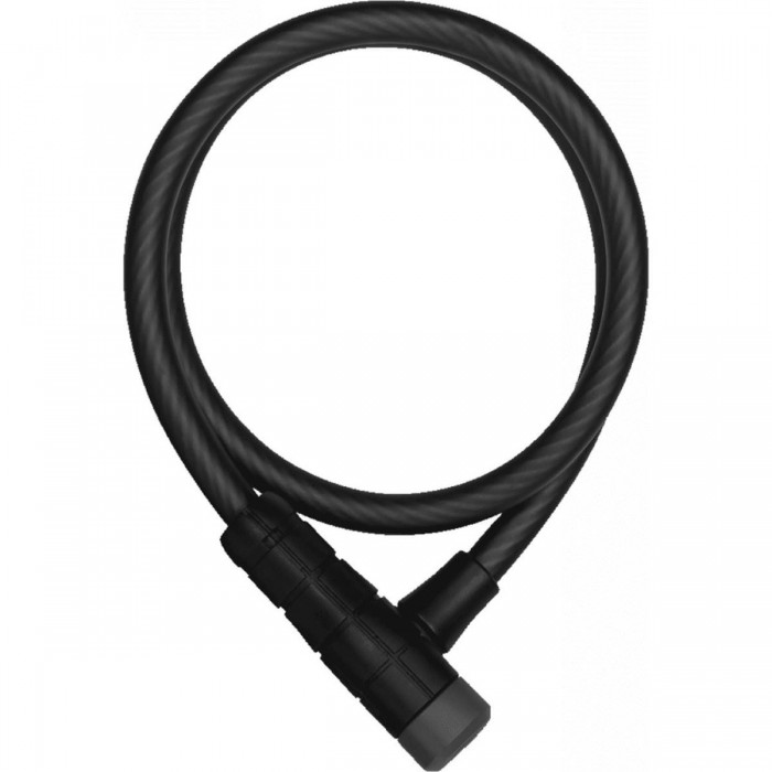 Candado con Cable de Acero 12mm x 850mm Negro para Bicicleta - Alta Seguridad - 1