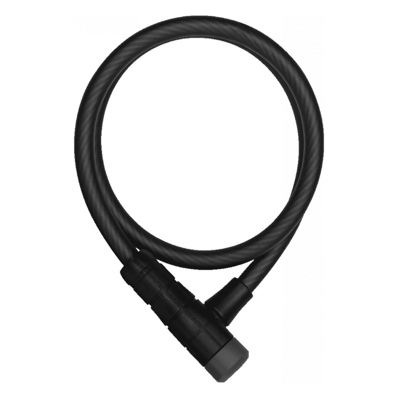 Steel Cable Lock 12mm x 850mm Black for Bicycle - High Security and Protection - 1