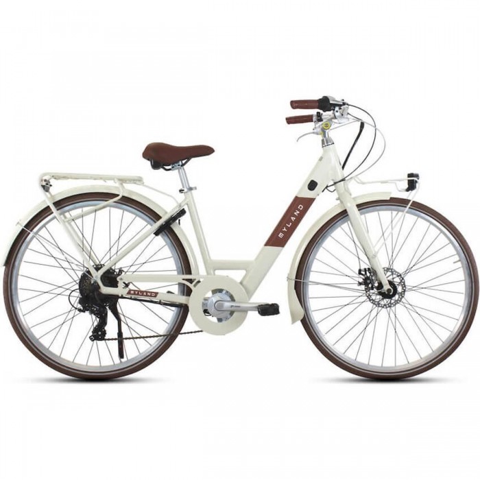 E-bike City Margherita 28' Crema Taglia S - Bicicletta Elettrica Myland per la Città - 1 - City - 8059796060684