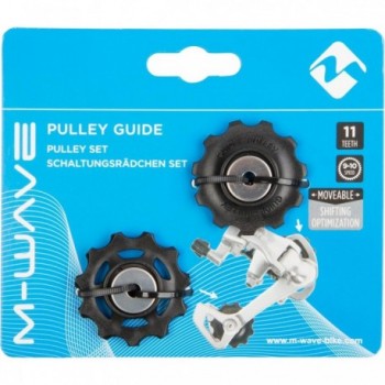 M-WAVE 11-Tooth Pulley Set with Eurocard and Complete Accessories - 3