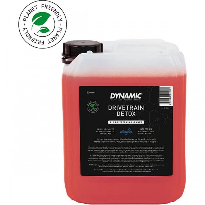 Detergente Dynamic Bio Drive 5 Litri - Biodegradabile e Idrosolubile per Pulizia Trasmissione - 1 - Pulizia bici - 8720938041105