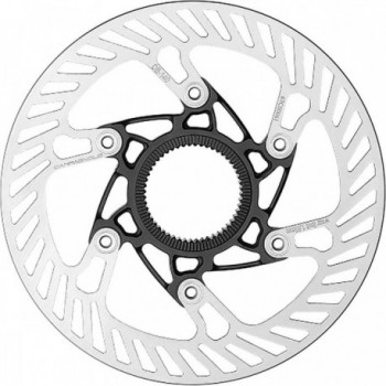 Centerlock Bremsscheibe 160mm Schwarz Silber - Super Record/Record AFS, Überhitzungsschutz - 1