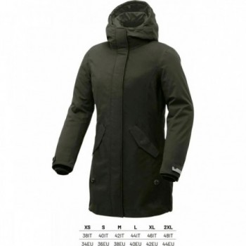 Chaqueta Parka Mujer 2en1 Verde Airborne Talla XL Certificación Bici CE - 1