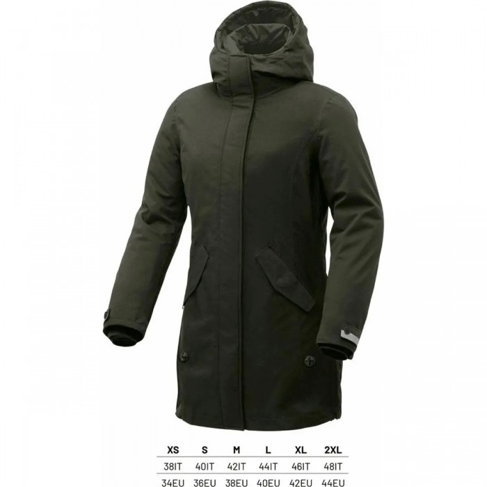 Giacca Parka Donna 2in1 Verde Airborne Taglia XL con Certificazione Bici CE - 1 - Giacche - 8026492148688