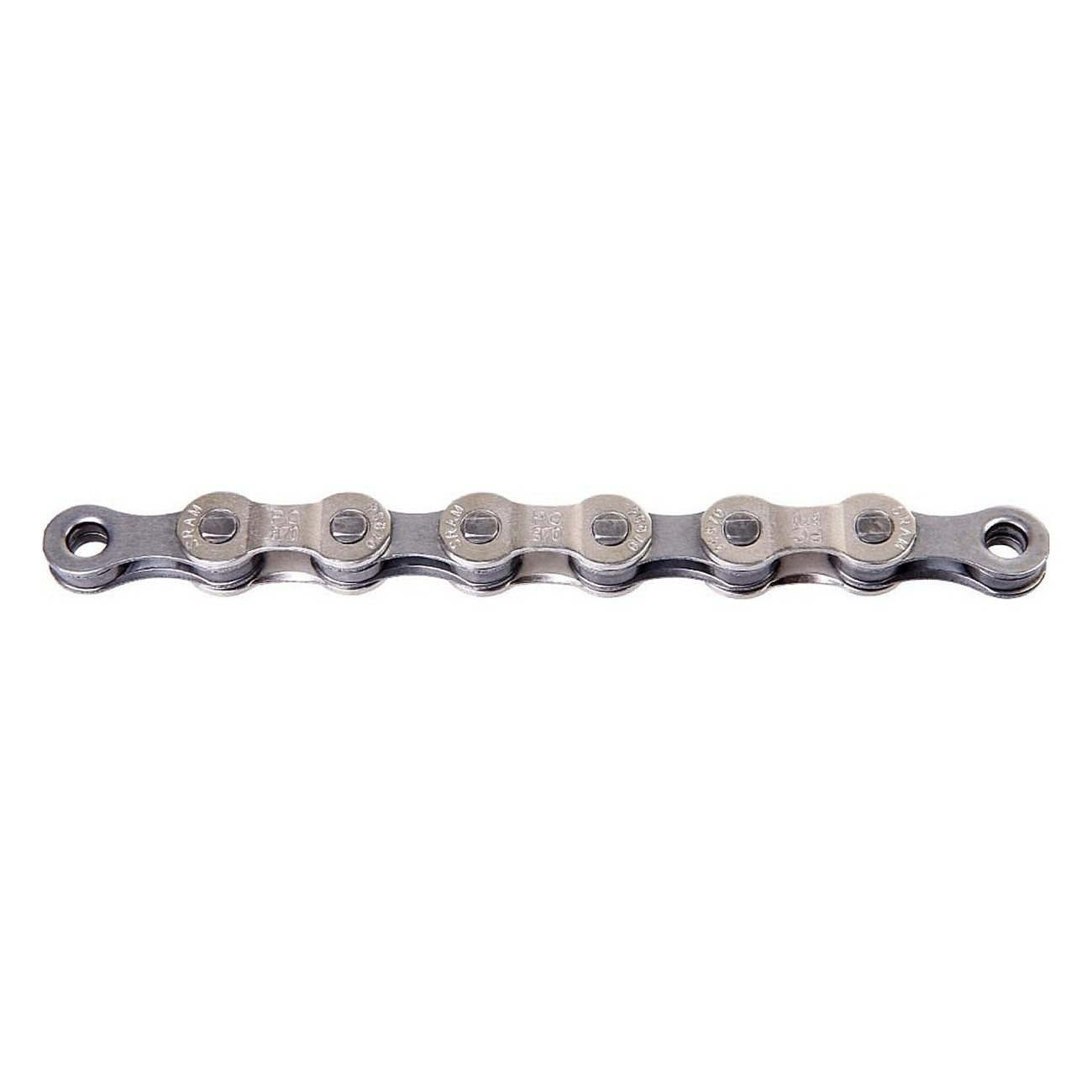 SRAM PC 870 8-Speed Chain 114 Links with PowerLink - Silver/Grey - 1