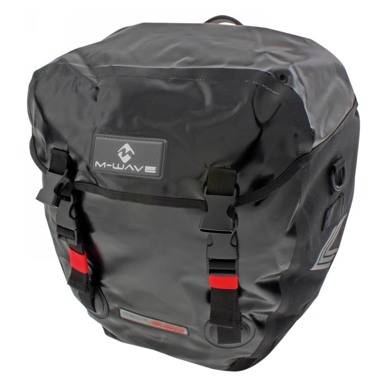 Montreal 40L Waterproof Rack Bag Black with MTS Mounting and Reflective Strips - 1