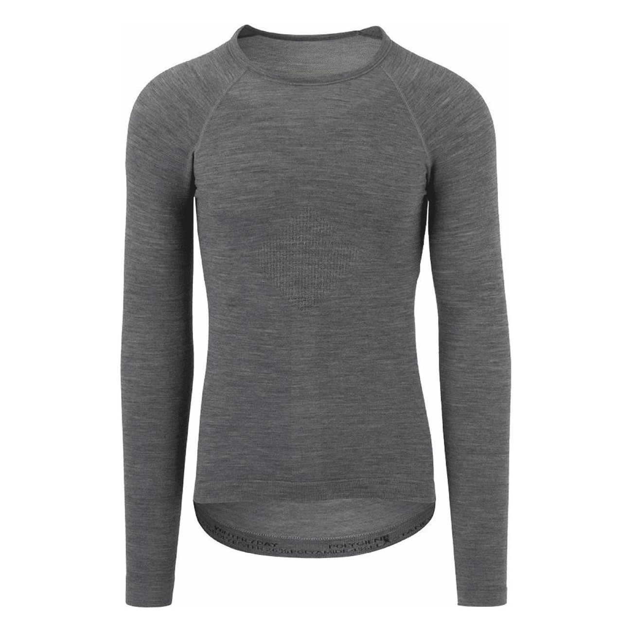 Camiseta Interior Invierno Merino Gris de Manga Larga - Talla XS - 1