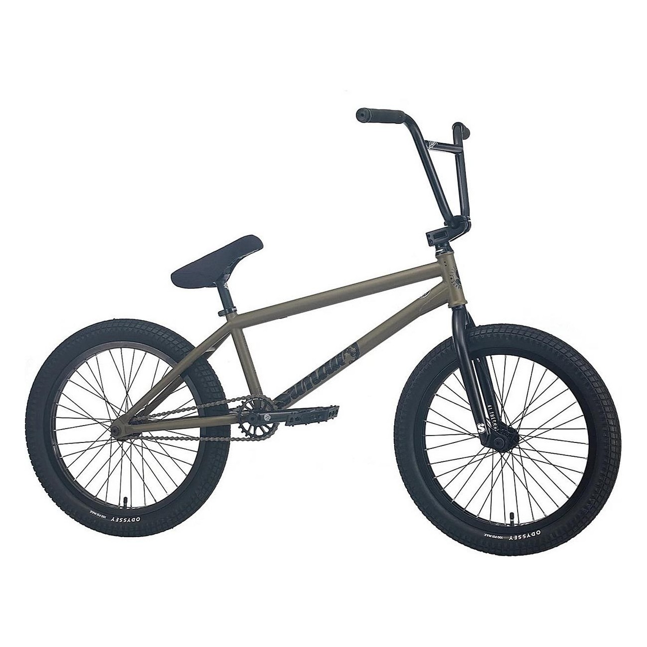 Bicicletta Sunday Wavelength 21' Verde Militare Opaco - Telaio 100% Cromo, RHD/LHD - 1 - Bmx - 0630950929061