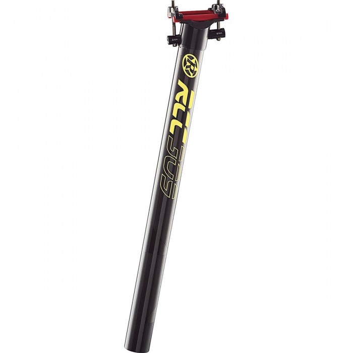 Reverse RCC 309 Carbon Seatpost Ø30.9mm Black-Yellow, Lightweight & Stable - 1